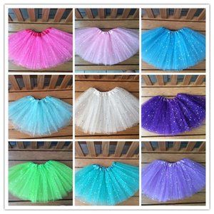 New Playtime Silver Sparkle Stars Tutu